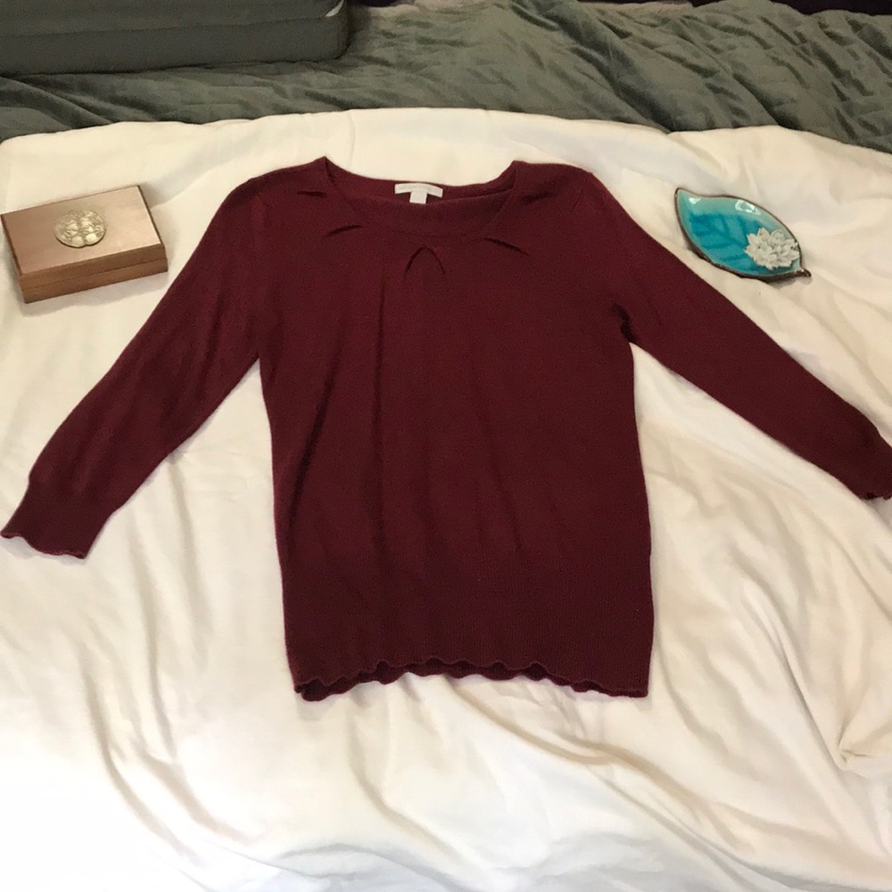 New York & Company 3/4 sleeve sweater